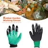 4pcs ABS Plastic Claws Gloves Supplies Garden Plant Digging Protective Tool