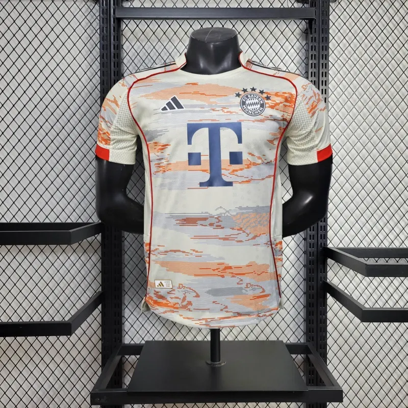 25/26 Bayern Munich Away Player Version Football T-Shirt Thai Quality
