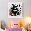 Witch Bat - 11CT Stamped Cross Stitch - 40*40cm - Halloween
