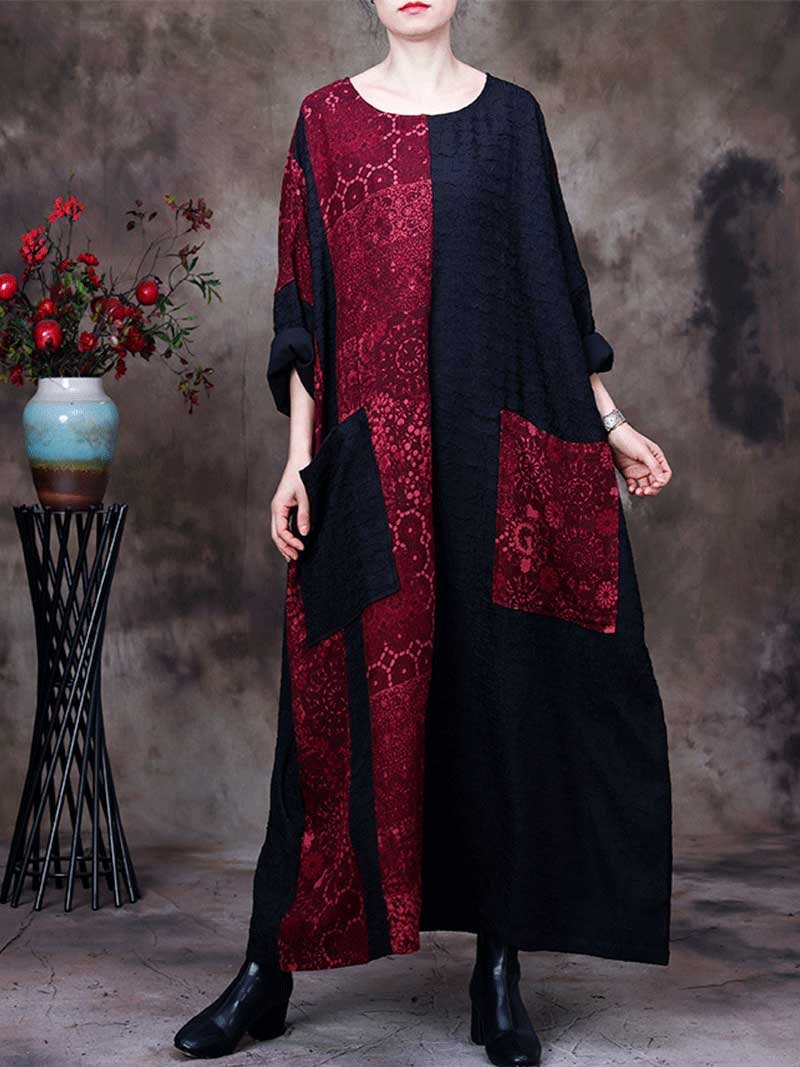 A Thousand Lies Retro Printed A-Line Dress