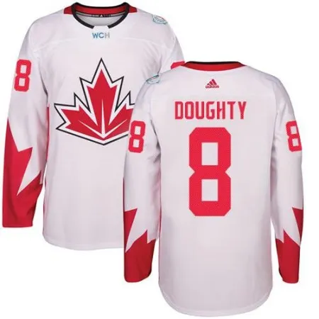 Team Canada #8 Drew Doughty White 2016 World Cup Stitched Youth NHL Jersey