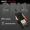 Schumacher Electric Battery Load Tester and Voltmeter, BT-100, 100 Amps, 6 Volt, 12 Volt, for Testing Batteries Up to 1000 Cranking Amps