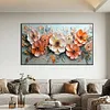 Fleurs et paysages-perceuse ronde peinture diamant-70*40cm (grande taille)