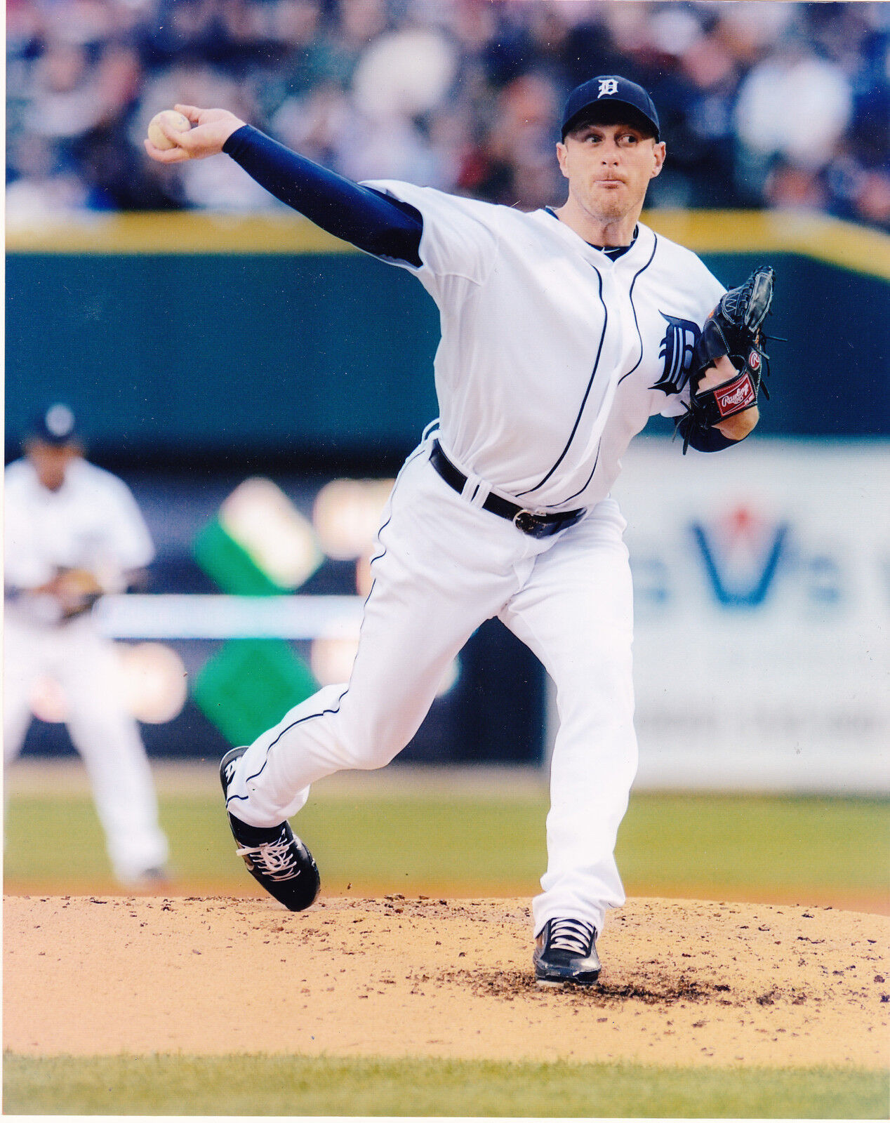 MAX SCHERZER DETROIT TIGERS COLOR ACTION 8x10