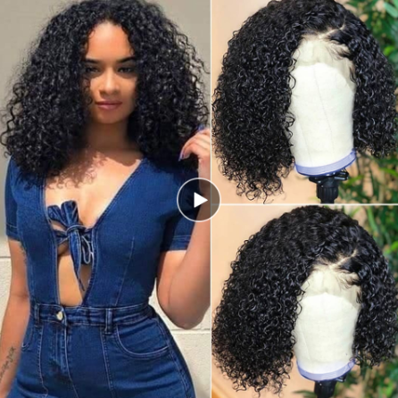 🔥Hair®| 2020 NEW GLUELESS BASIC CAP LACE  SHORT CURLY WIG