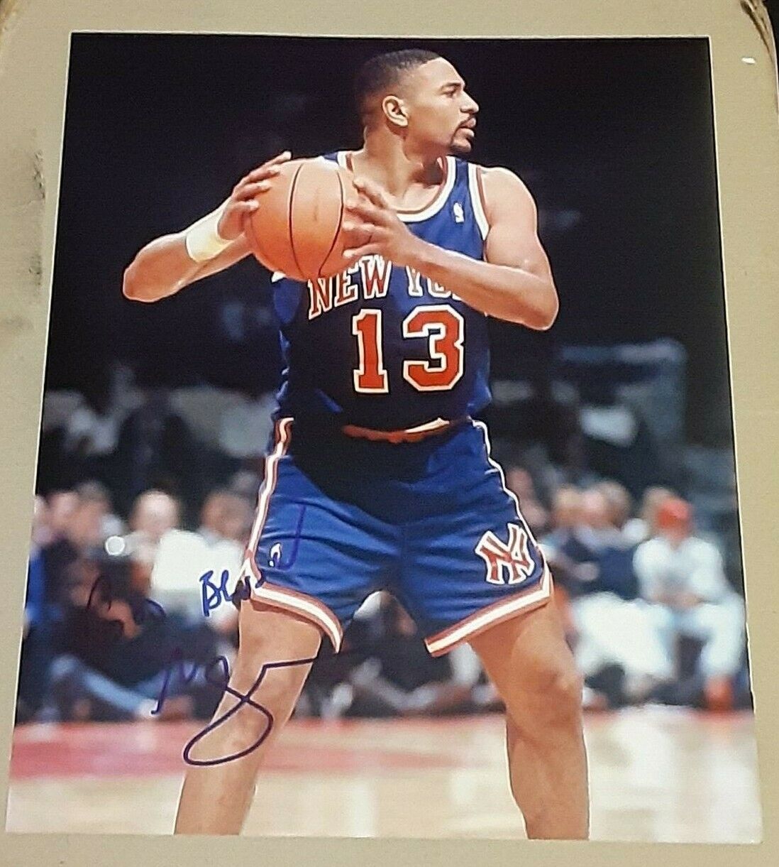 Mark Jackson New York Knicks SIGNED AUTOGRAPHED 8x10 Photo Poster painting COA Basketball ESPN