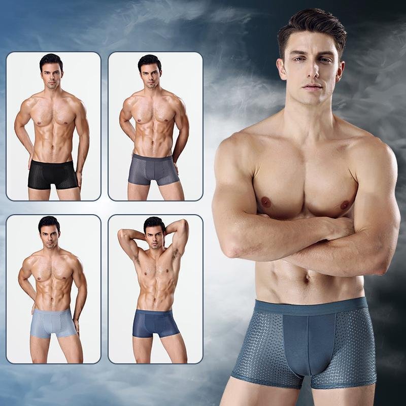 Summer Men's Fashion New Ice Silk Underwear