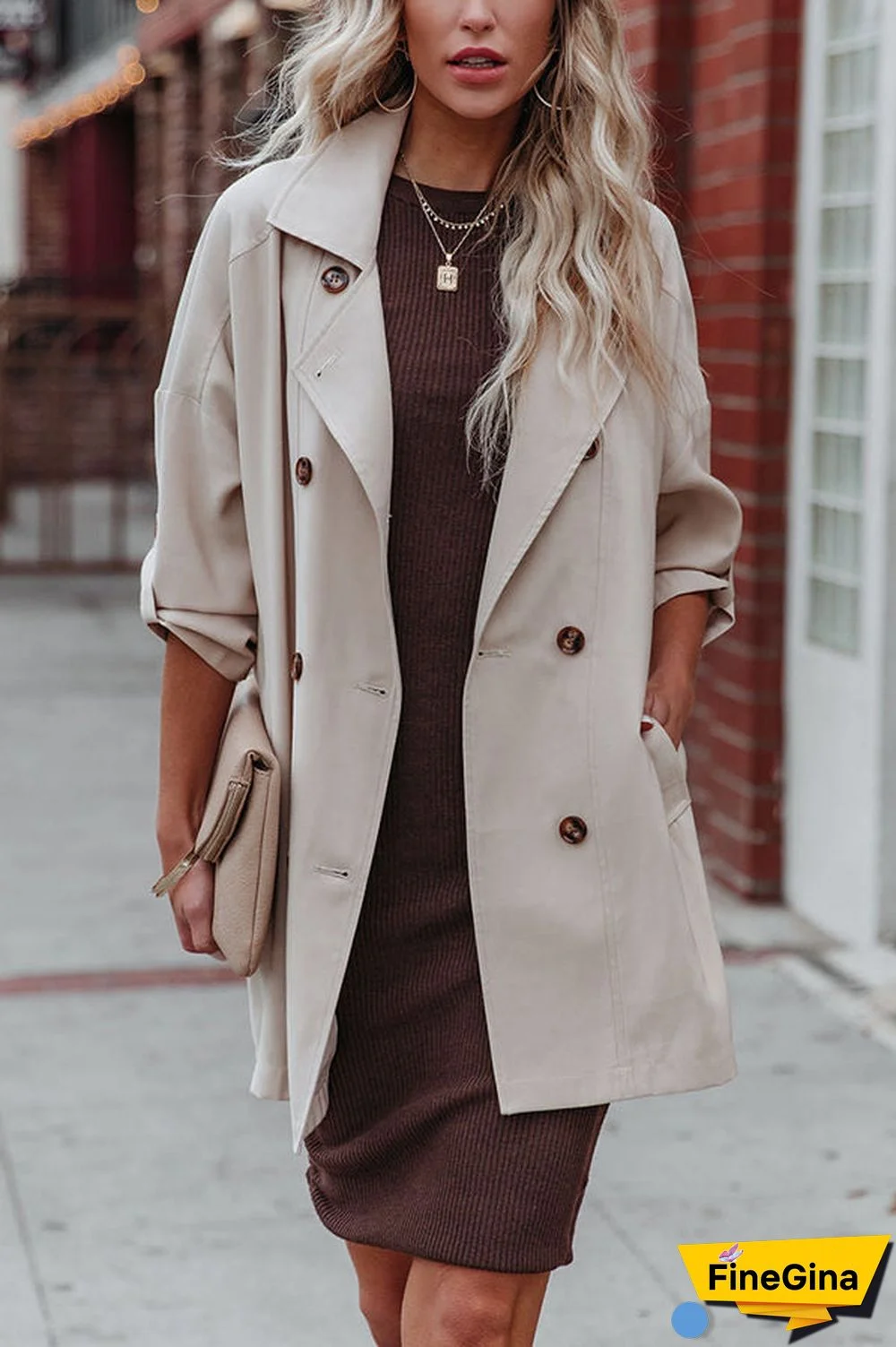 Double Agent Short Trench Coat
