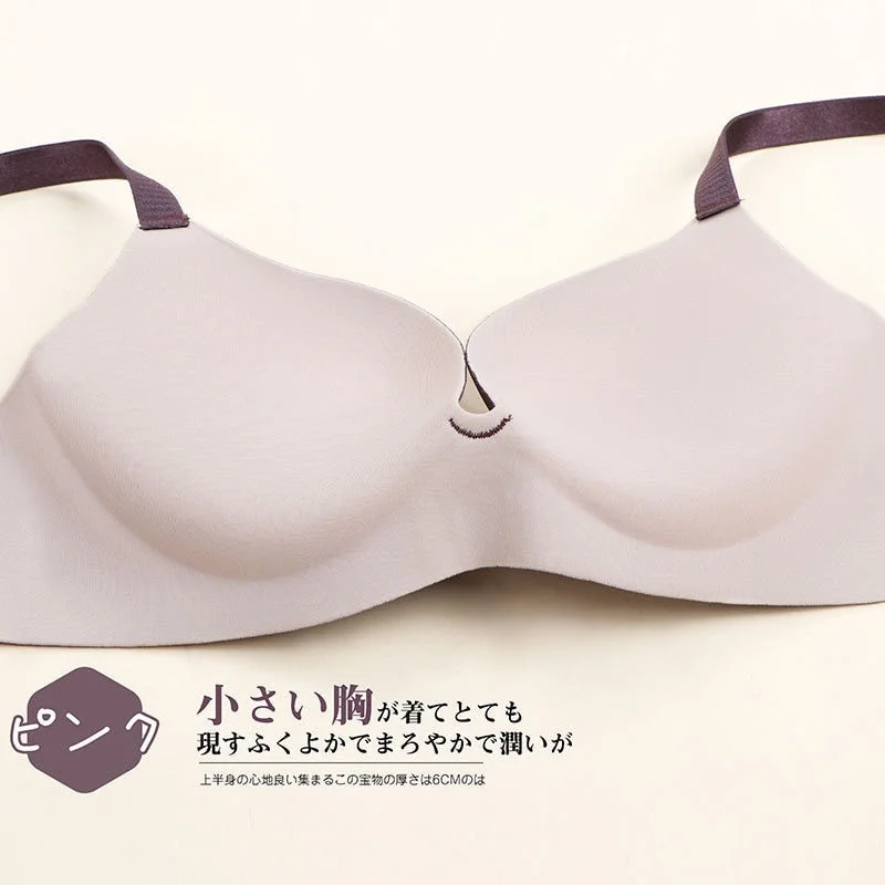 Women's Cotton Bra Sexy Letter Underwear Fashion Push Up Comfort Brassiere One Piece Seamless Underwear Female Sexy Lingerie