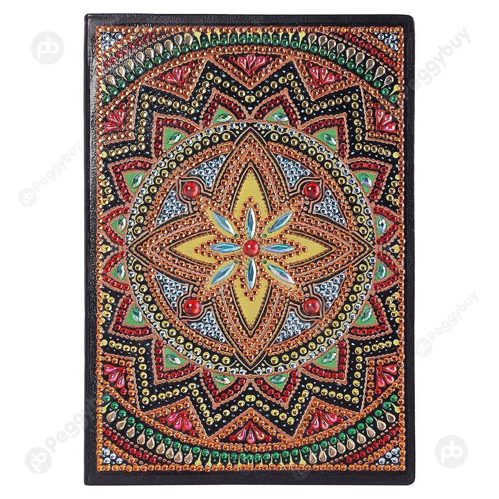 

Mandala-DIY Creative Diamond 50 Pages A5 Notebook, 501 Original