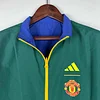 2023/2024 Manchester United Reversible Windbreaker(Blue-Green)Soccer Jersey 1:1 Thai Quality love fball