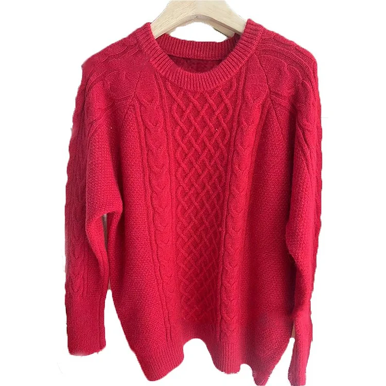 Long Sleeve Casual Shift Sweater QueenFunky