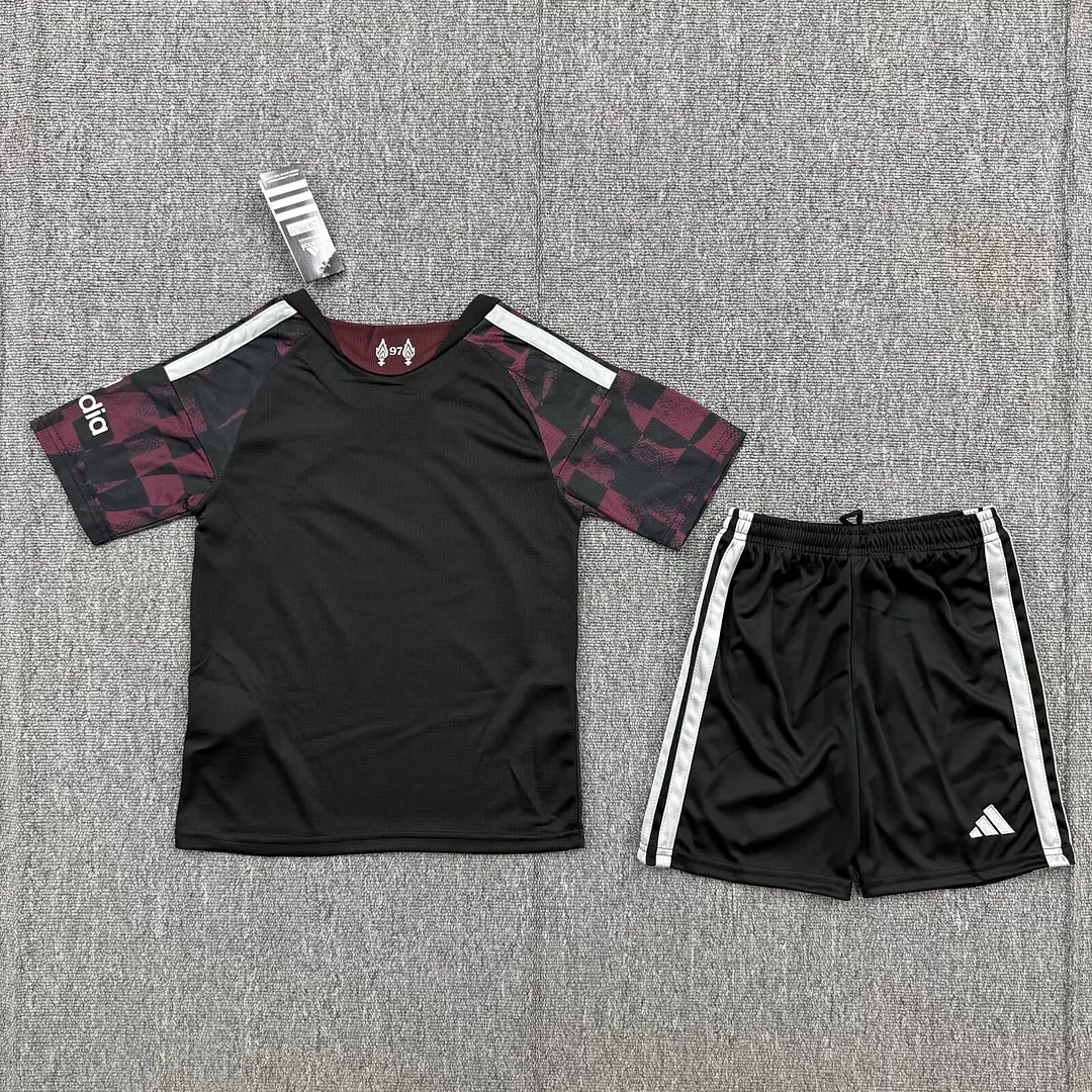 26/27 Liverpool Third Away Kids Kit Football Jersey Thai Quality