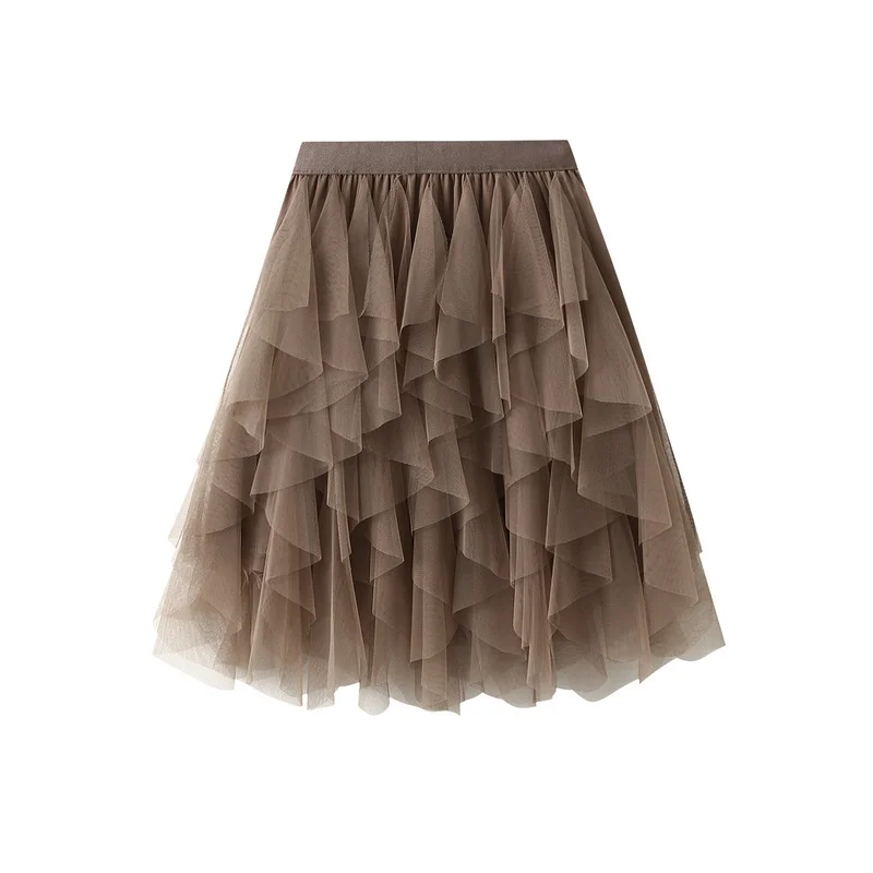 Nigikala Nigikala Summer Short Skirt Fairy Net Dress Pony Skirt Girl Short Skirt 1682