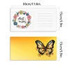 6pcs DIY Butterfly Special Shape Diamond Painting Greeting Card Kit