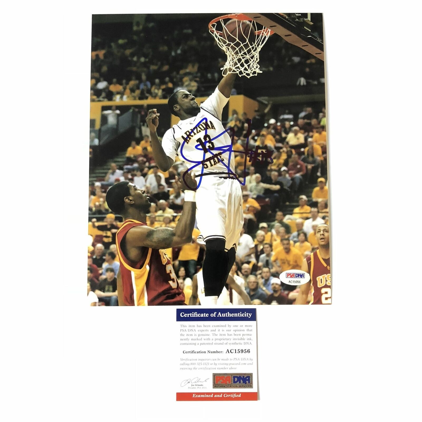 James Harden signed 8x10 Photo Poster painting PSA/DNA Houston Rockets Autographed Arizona Sun D