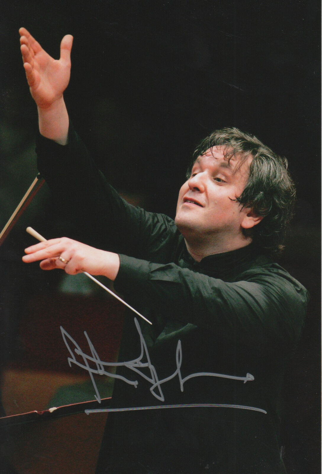 Antonio Pappano Conductor signed 8x12 inch Photo Poster painting autograph