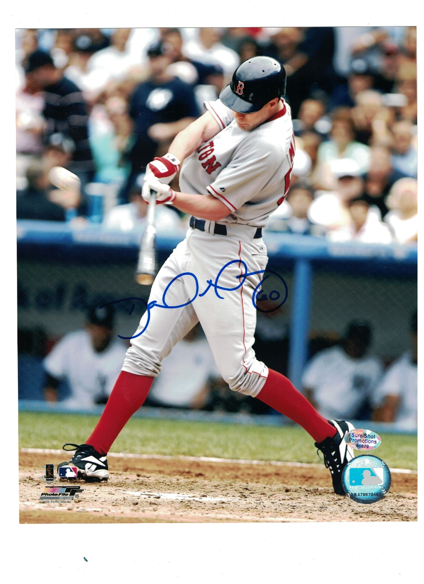 David Murphy Boston Red Sox Signed 8x10 Photo Poster painting W/Our COA