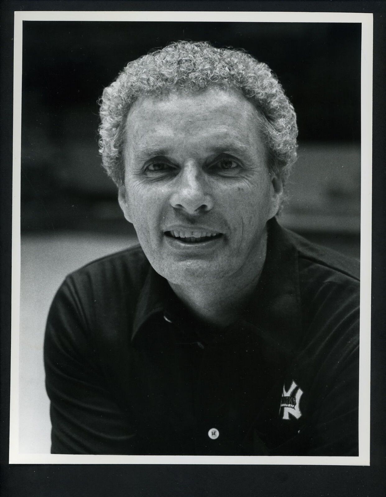 Hubie Brown 1987 Press Original Photo Poster painting by Bob Olen New York Knicks