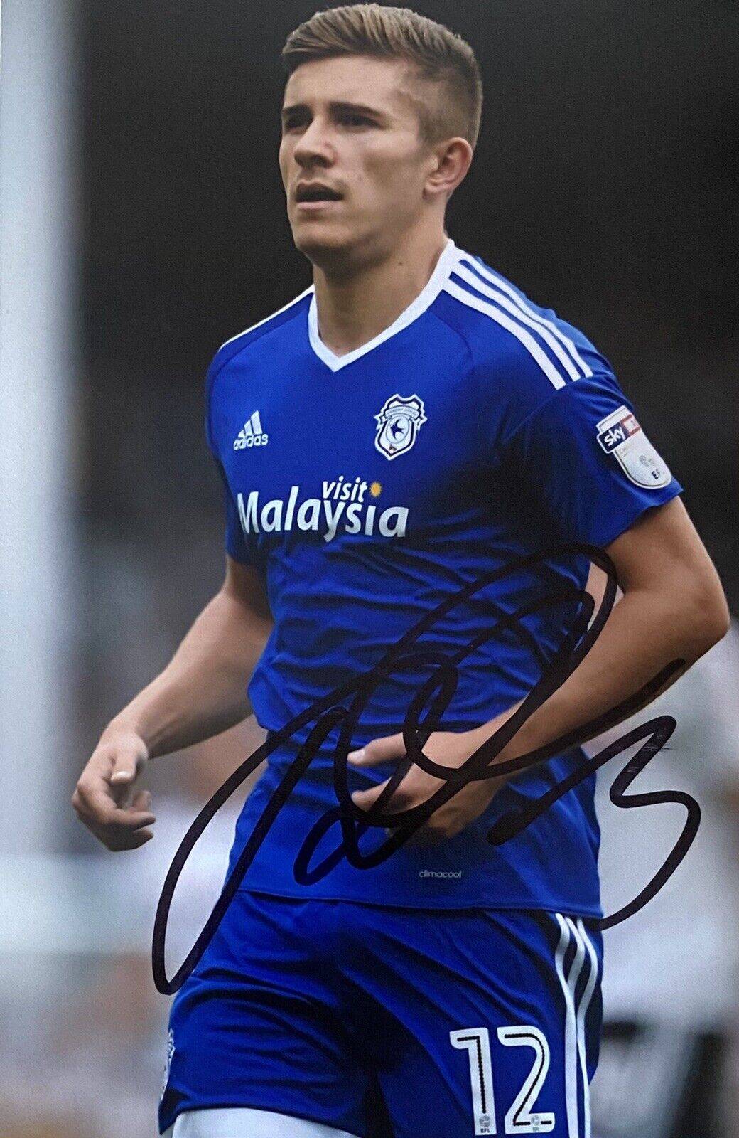 Declan John Genuine Hand Signed Cardiff City 6X4 Photo Poster painting