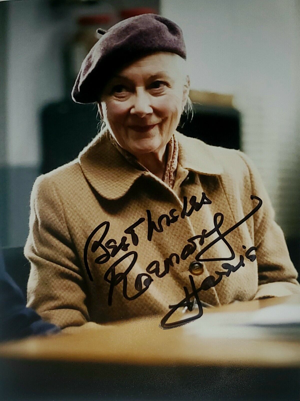 Rosemary Harris Hand Signed Autograph Photo Poster painting Spiderman Aunt May Actress Tom Viv