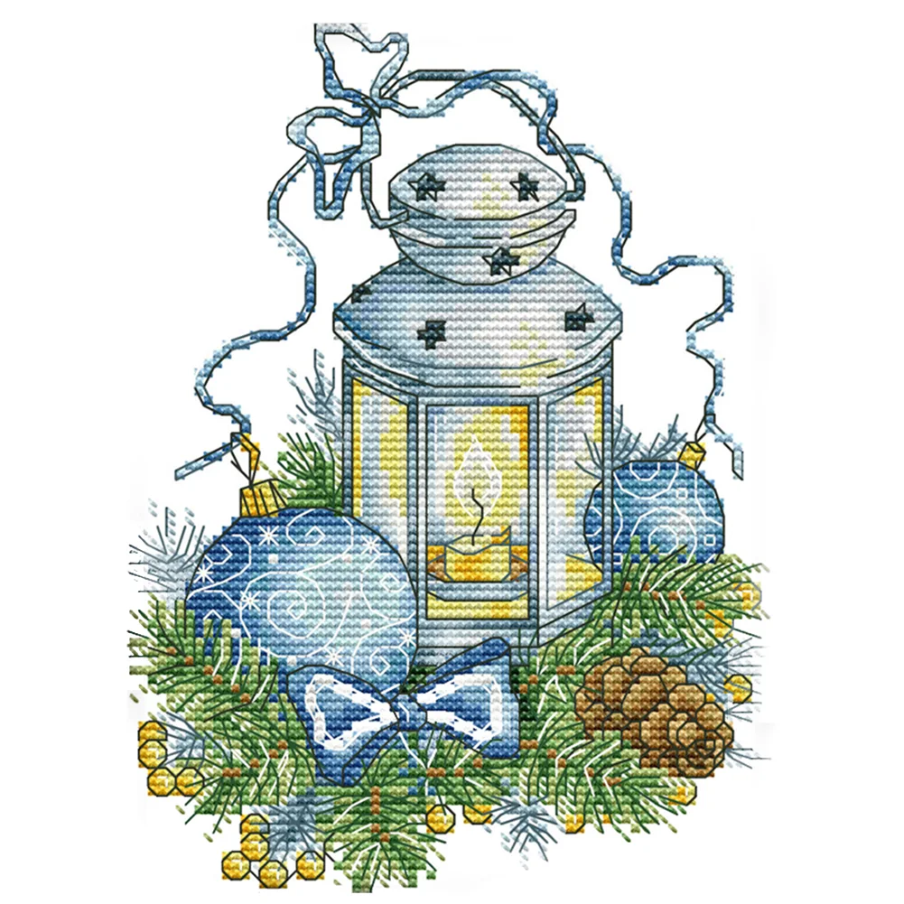 Cross Stitch Kit-Christmas Lantern(17*26CM)