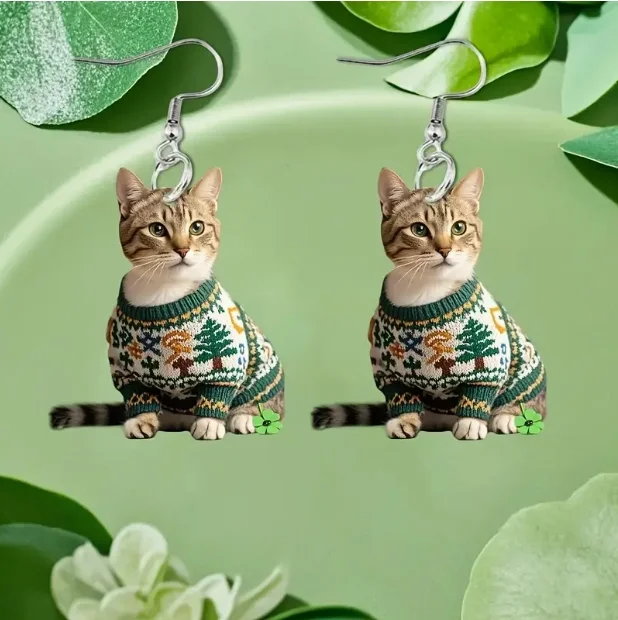 Charming Cat Earrings