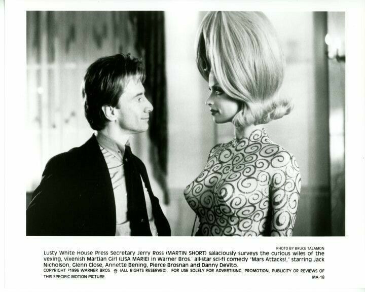 Martin Short Lisa Marie Mars Attacks! Original Press 8X10 Photo Poster painting