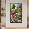 (40*70cm)DIY Full Round Drill Diamond Painting-Flower