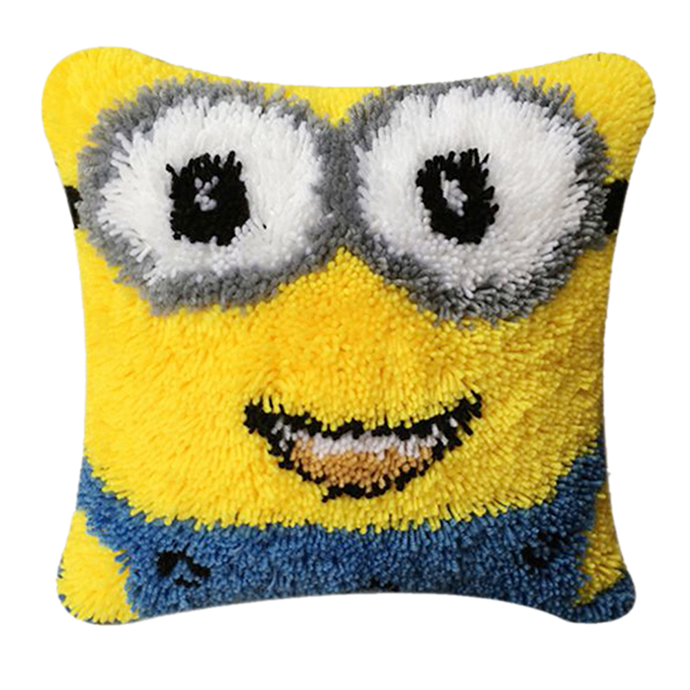 

Cute Cartoon-Latch Hook Counted 3D Pillowcase Cross Stitch, 501 Original