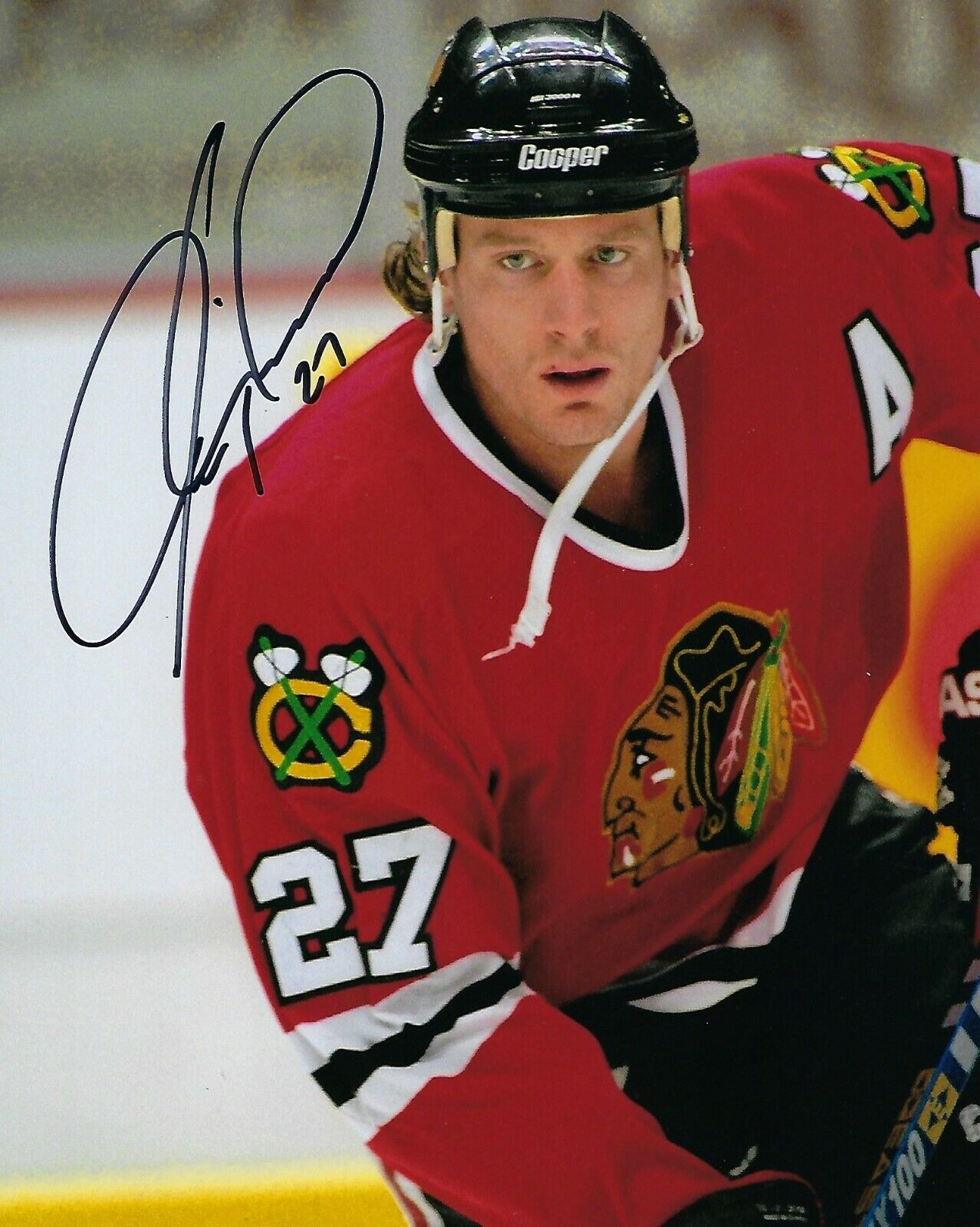 GFA Chicago Blackhawks * JEREMY ROENICK * Signed 8x10 Photo Poster painting J2 COA