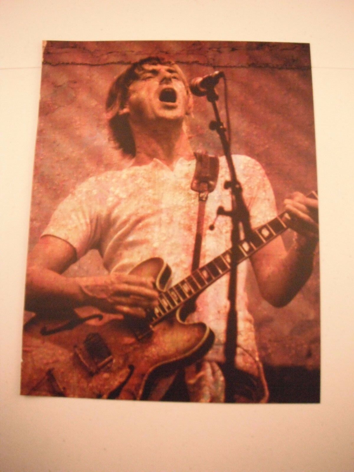 Paul Weller Guitarist 12x9 Coffee Table Book Photo Poster painting Page