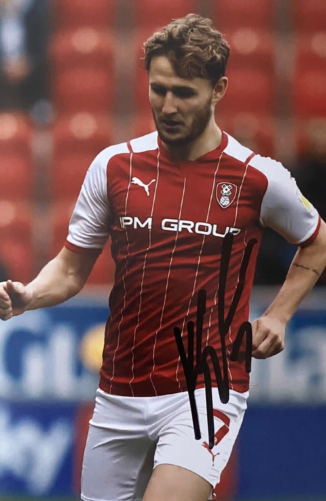 Kieran Sadlier Genuine Hand Signed Rotherham United 6X4 Photo Poster painting 3