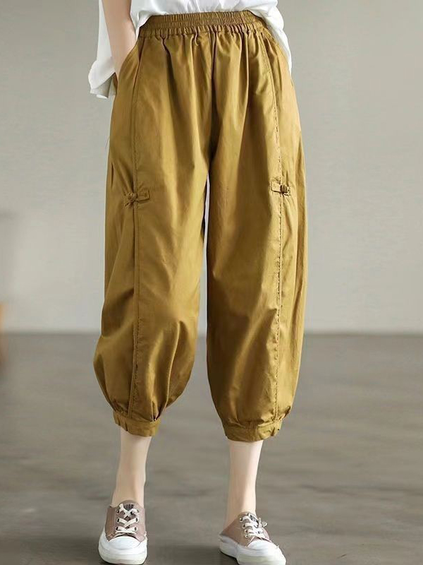 Vintage Artistic Paneling And Patchwork Halleen Pants