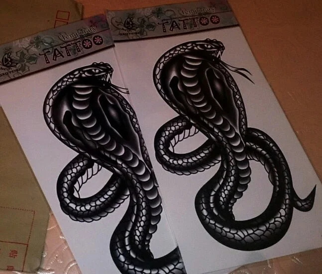 27 designs Waterproof Temporary Tattoo Sticker tiger dragon hawk snake for men tatto stickers flash tatoo fake tattoos Body Art