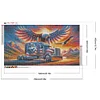 Diamond Painting- DIY Full Round Drill American Eagle(70*40 CM)