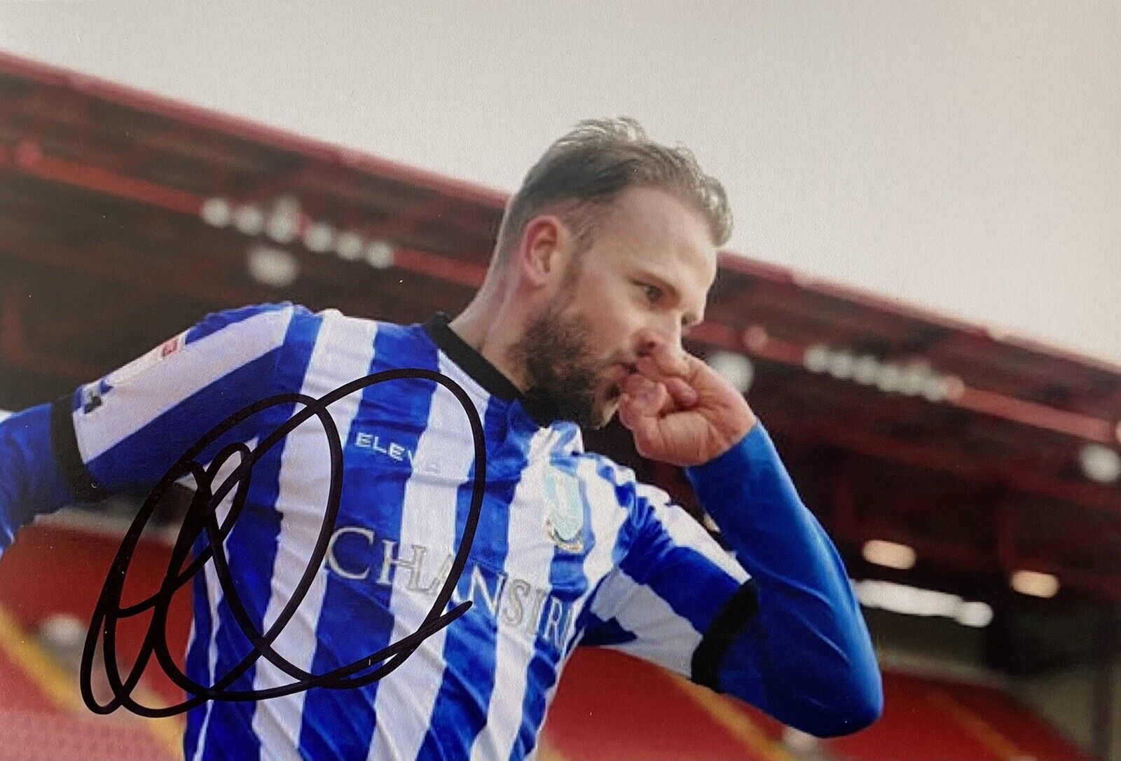 Jordan Rhodes Genuine Hand Signed Sheffield Wednesday 6X4 Photo Poster painting