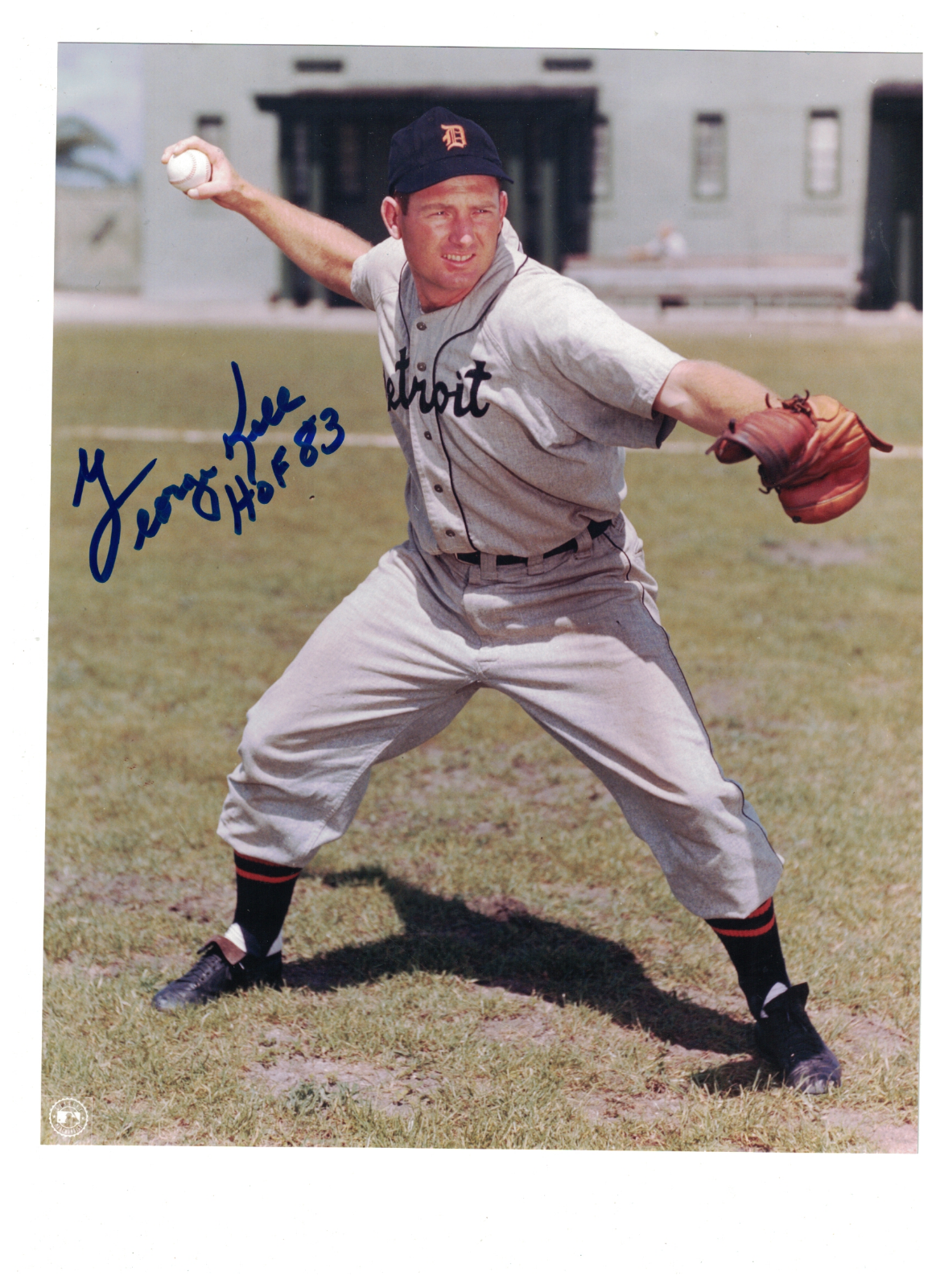 George Kell Detroit Tigers Signed 8x10 Photo Poster painting W/Our COA JH