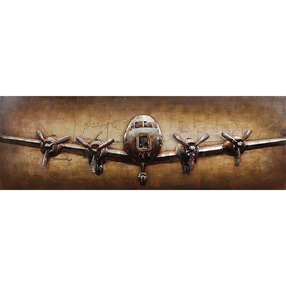 

Aircraft - Round Drill Diamond Painting - 90*30CM (Big Size), 501 Original