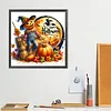 Halloween Vogelscheuche 5d DIY Diamond Art Malerei Sets f&uuml;r Zuhause Wanddekoration 40x40cm