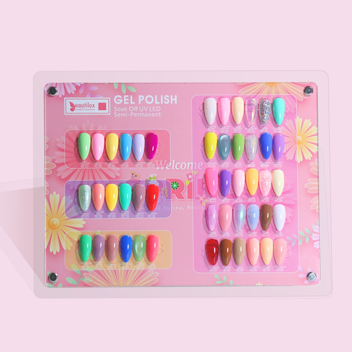 Beautilux Gel Polish Kit 48pcs x10ml &ldquo;Welcome Spring" Collection