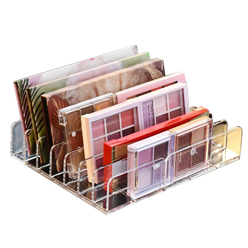 Minimalist Transparent Plastic Storage Rack Makeup Organizers