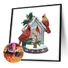 Christmas Cardinal-Partial Special Shaped Diamond Painting 30*30CM
