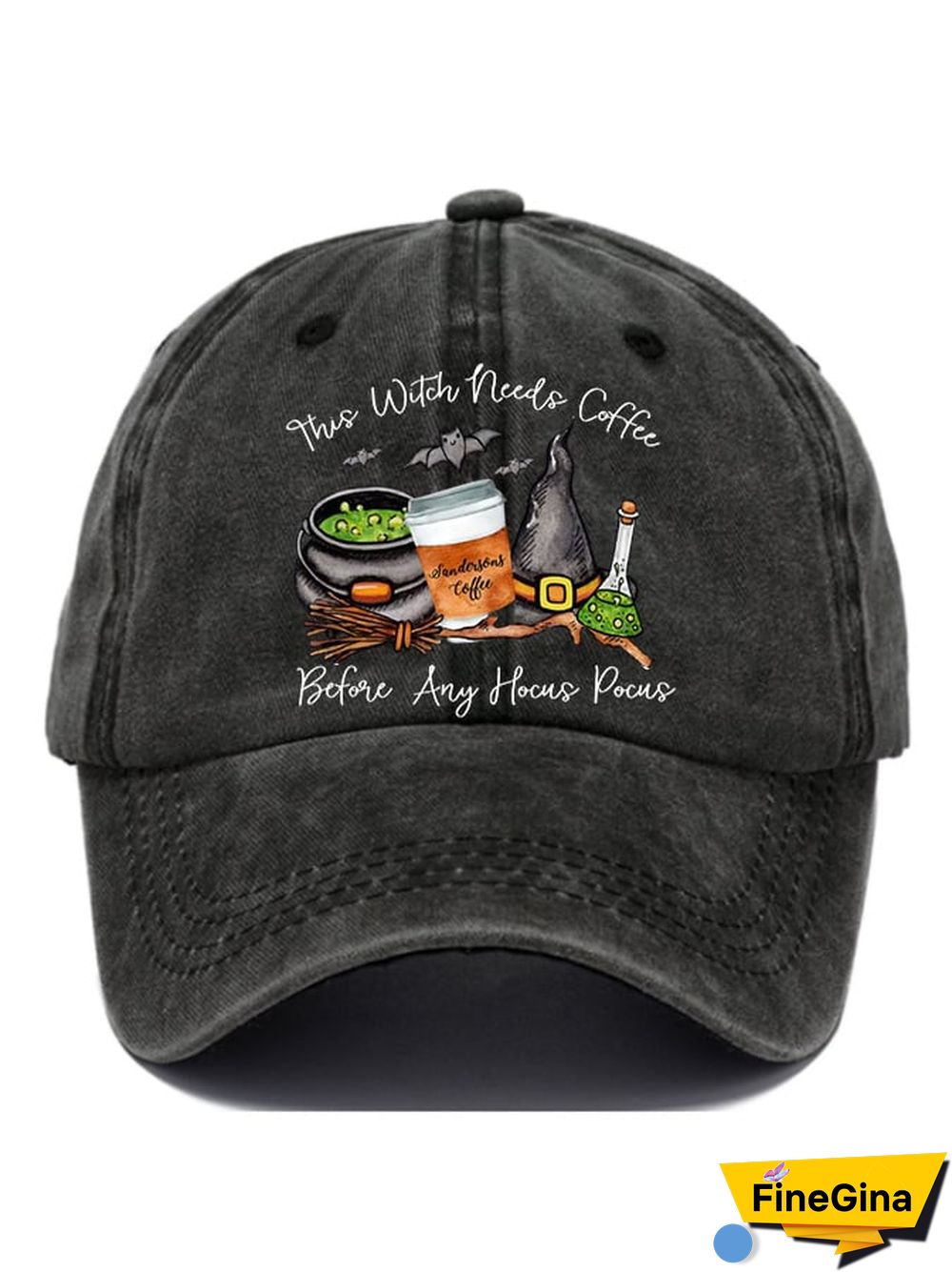 Halloween Print Baseball Cap