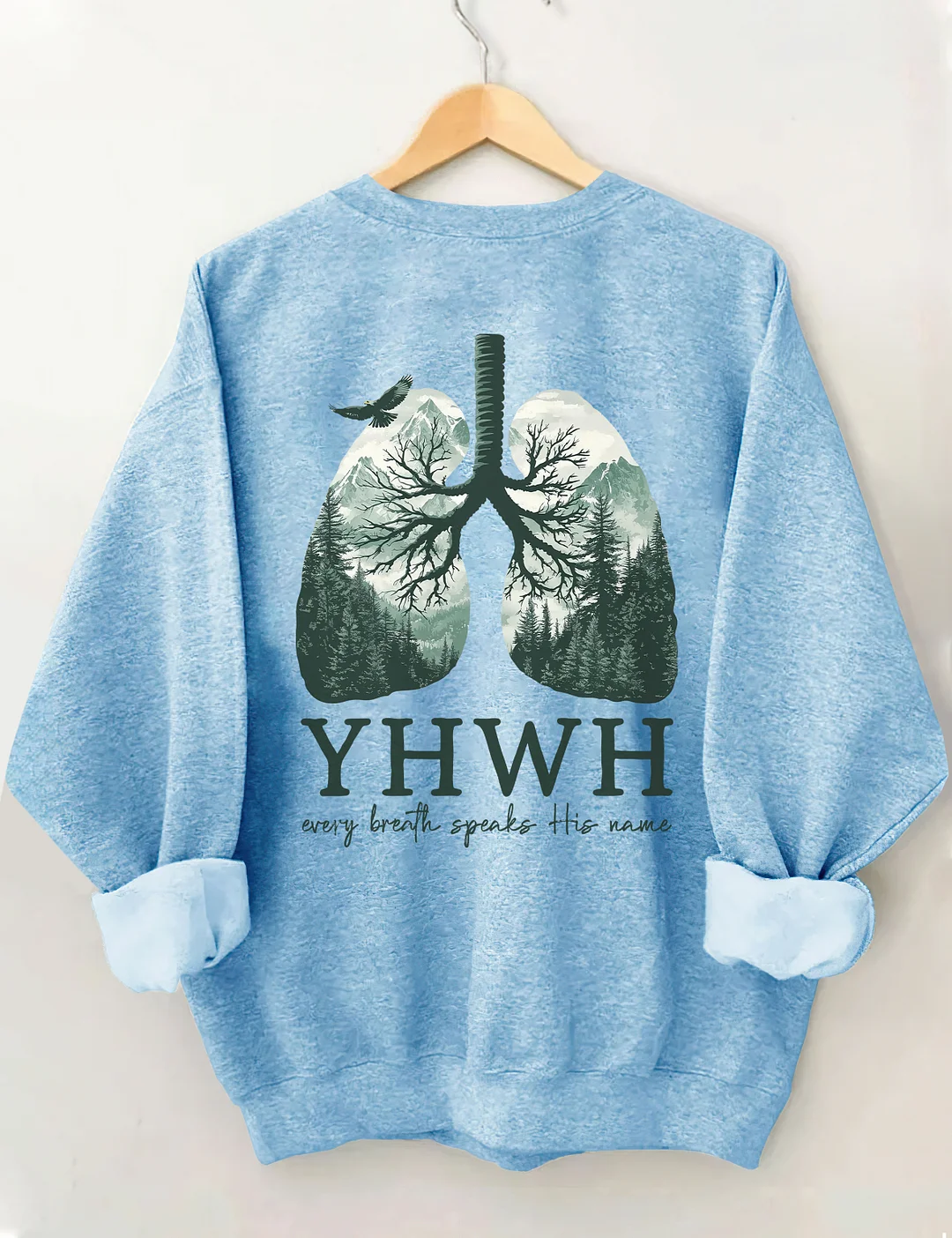 YHWH Lungs Christian Sweatshirt