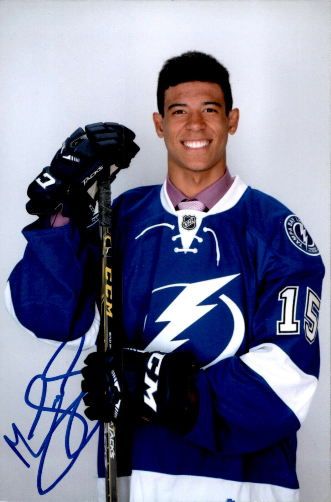 Mathieu Joseph SIGNED autographed 4x6 Photo Poster painting TAMPA BAY LIGHTNING