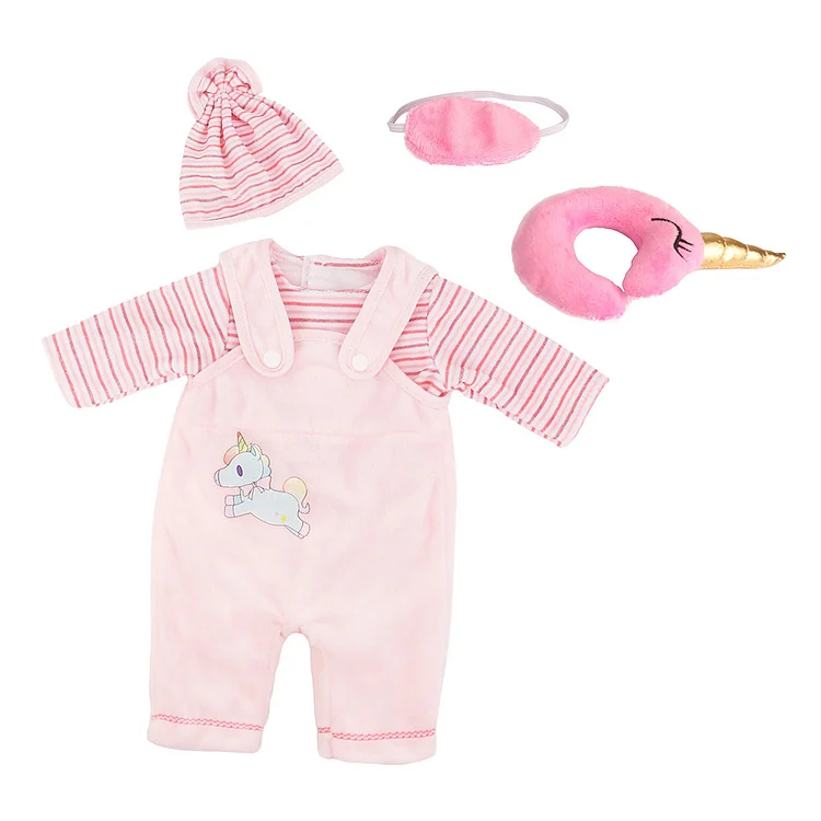 For 16"-18" Sweetie Girl Pink Suits Accessories Set