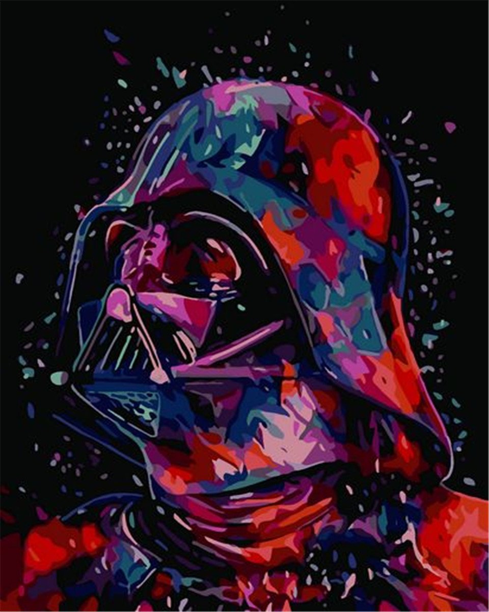 DIY Painting By Numbers | Darth Vader