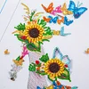 Diamond Painting-DIY Crystal Rhinestone Sunflower Butterfly High Heel