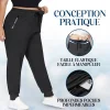 Pantalon homme ultra-fin respirant &agrave; s&eacute;chage rapide de grande taille
